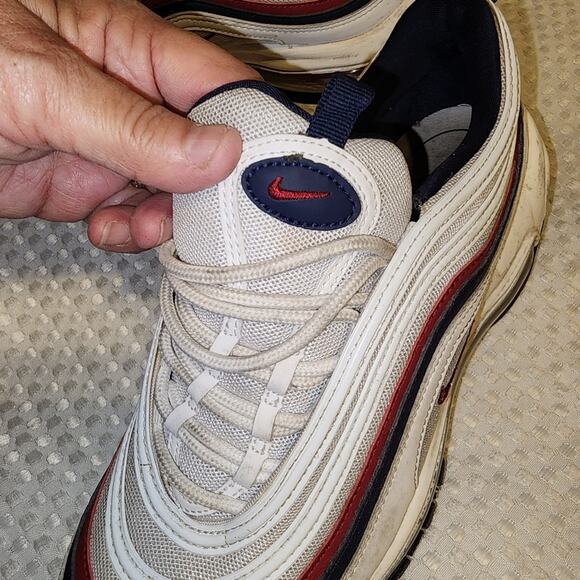 NIKE AIR MAX EUC WOMEN'S SIZE 8 RED CRUSH AIR MAX 97 SNEAKERS SHOES - Picture 4 of 8